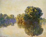 Famous Giverny Paintings - The Seine near Giverny 3